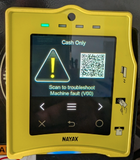 Understanding Cash Only Error Codes: V00, V01 & V02